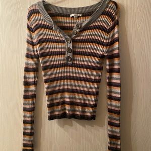 Striped American Eagle Sweater